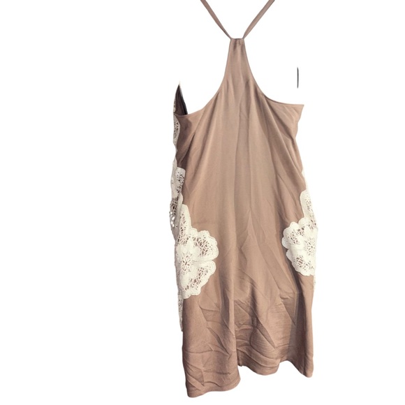 Judith March crochet overlay dress delicate lace design adjustable straps medium - Picture 5 of 11